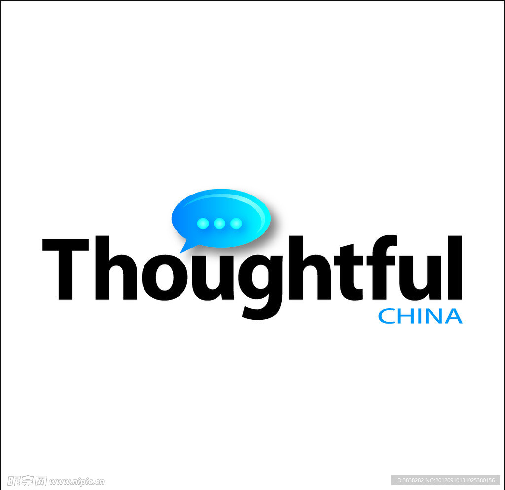 thoughtful矢量图