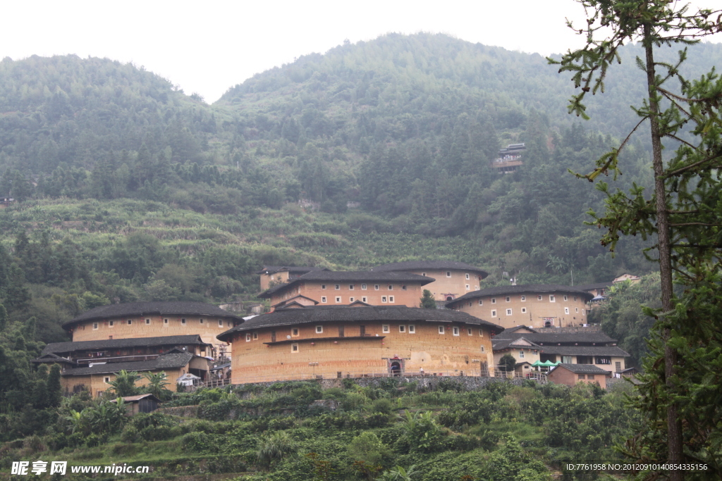 福建土楼 四菜一汤