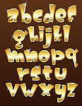 金属质感字体