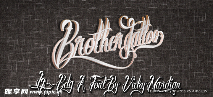 brother tattoo 英文字体