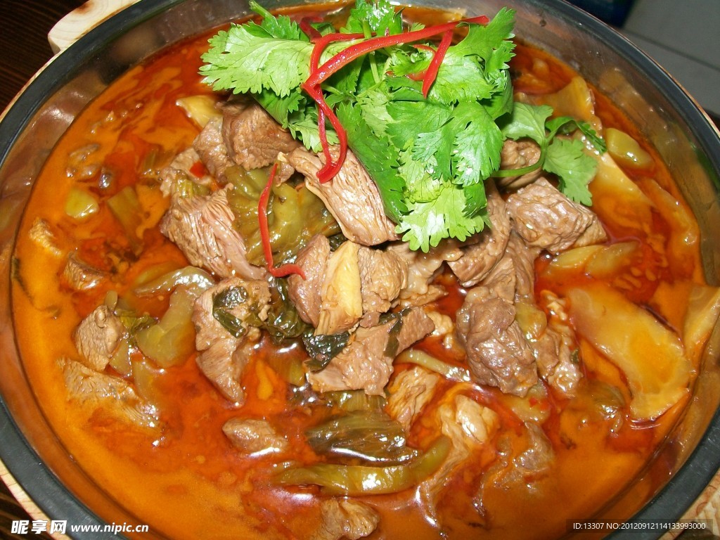 木桶牛肉