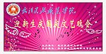 迎新生庆国庆文艺晚会幕布