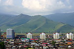 俯瞰蒙古国首都乌兰巴托市