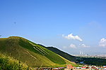 蒙古国乌兰巴托大山上的蒙文