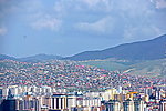 俯瞰蒙古国首都乌兰巴托市