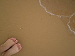 海滩 小脚丫