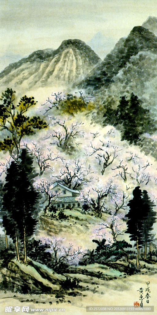 春山桃花开