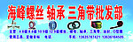 螺丝轴承三角带