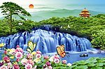 瀑布风景