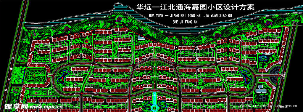 小区规划 通海嘉园
