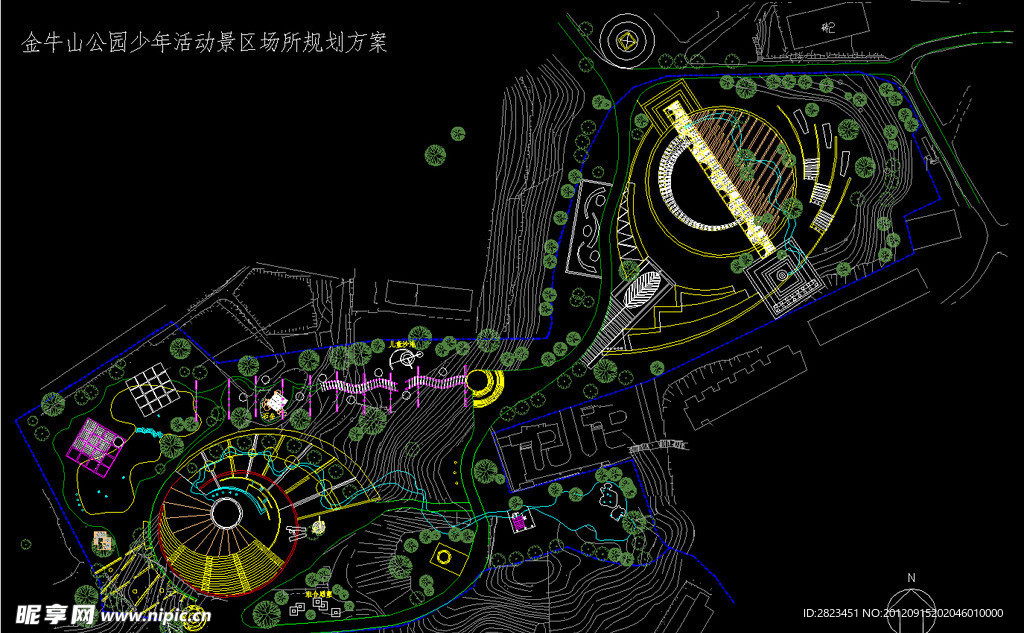 小区规划 公园