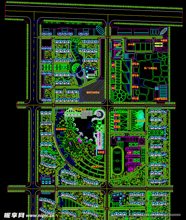 小区规划 总平面图
