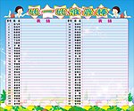 小学表扬表