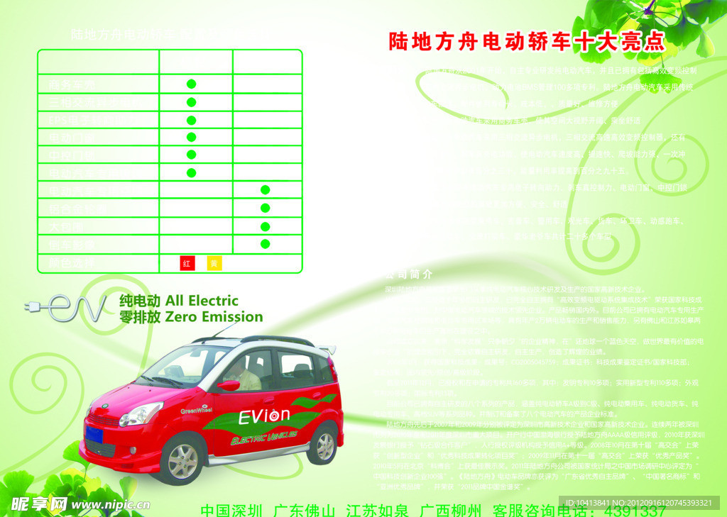 陆地方舟电动轿车