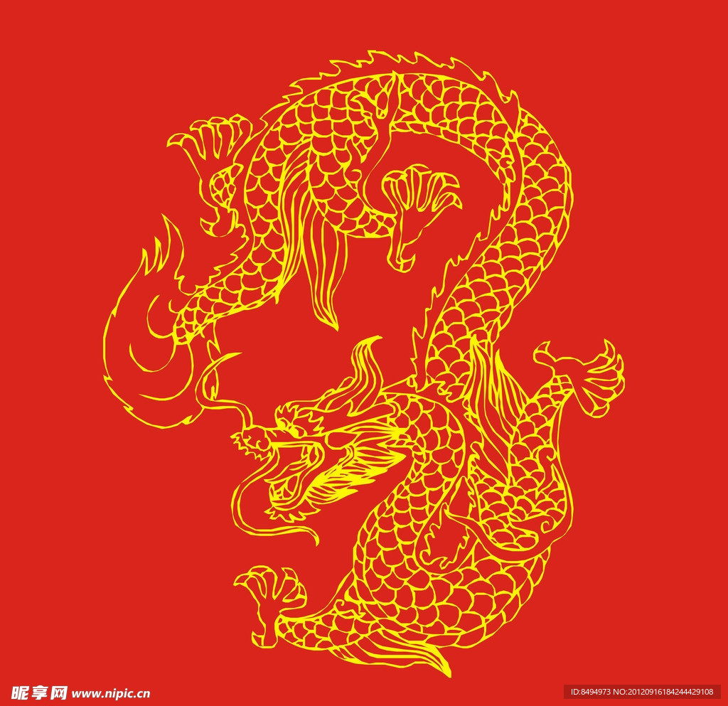 龙（矢量图）