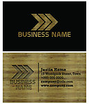 名片卡片木质商务模版