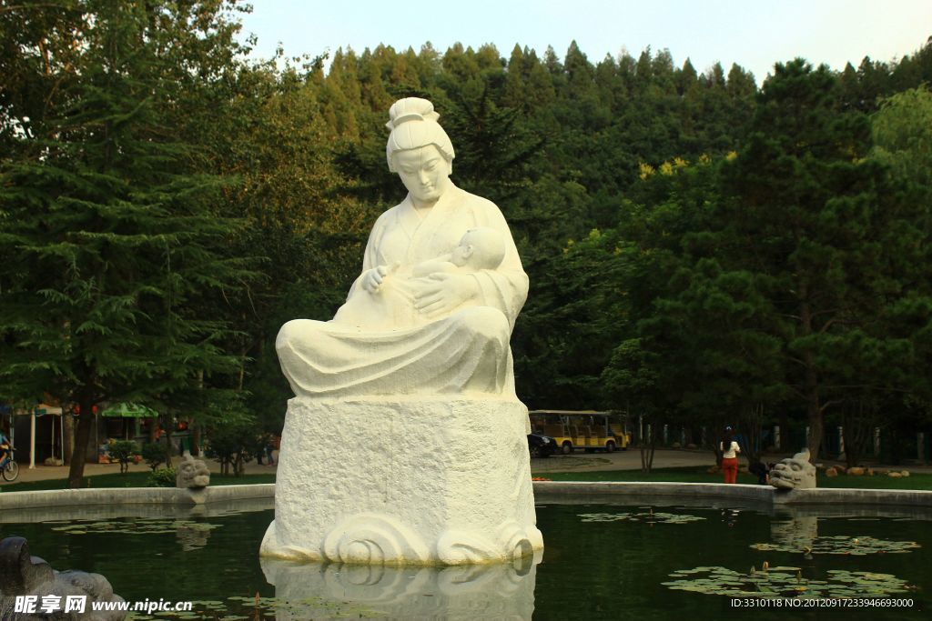 郑州黄河母亲雕像迹
