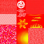 各种底暗花纹