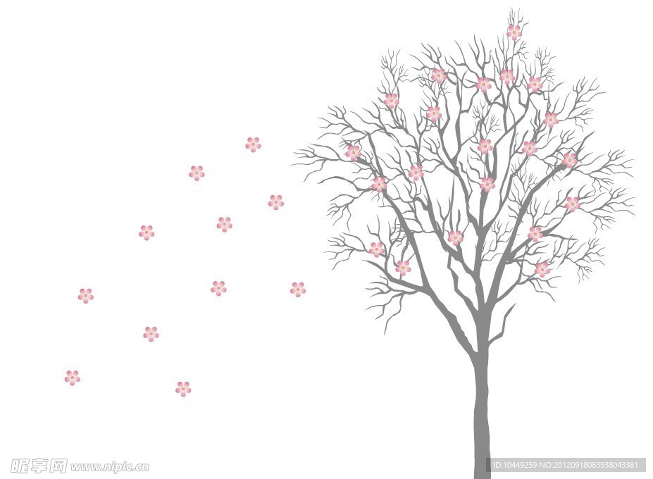 树枝与花朵