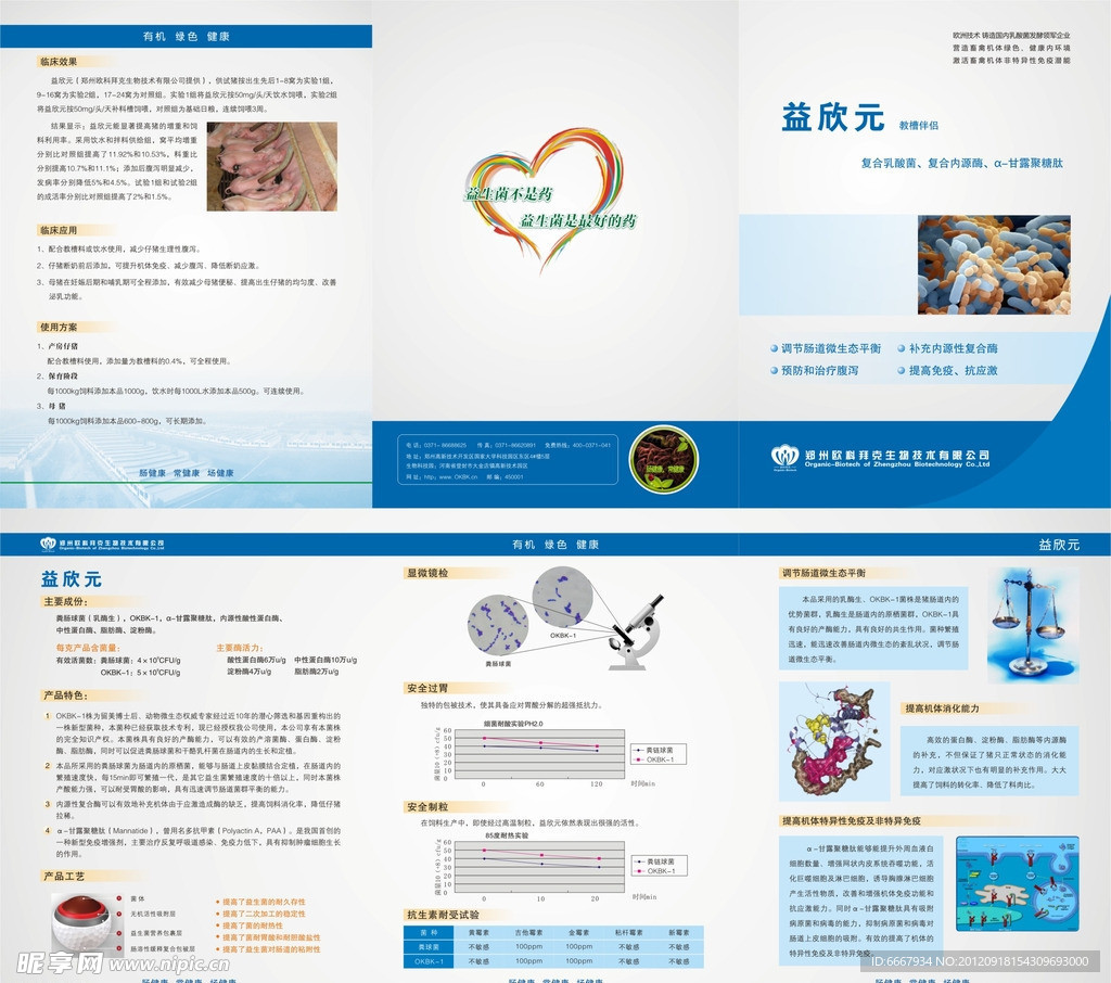 兽药宣传页 三折页