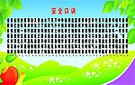 安全口诀展板展报