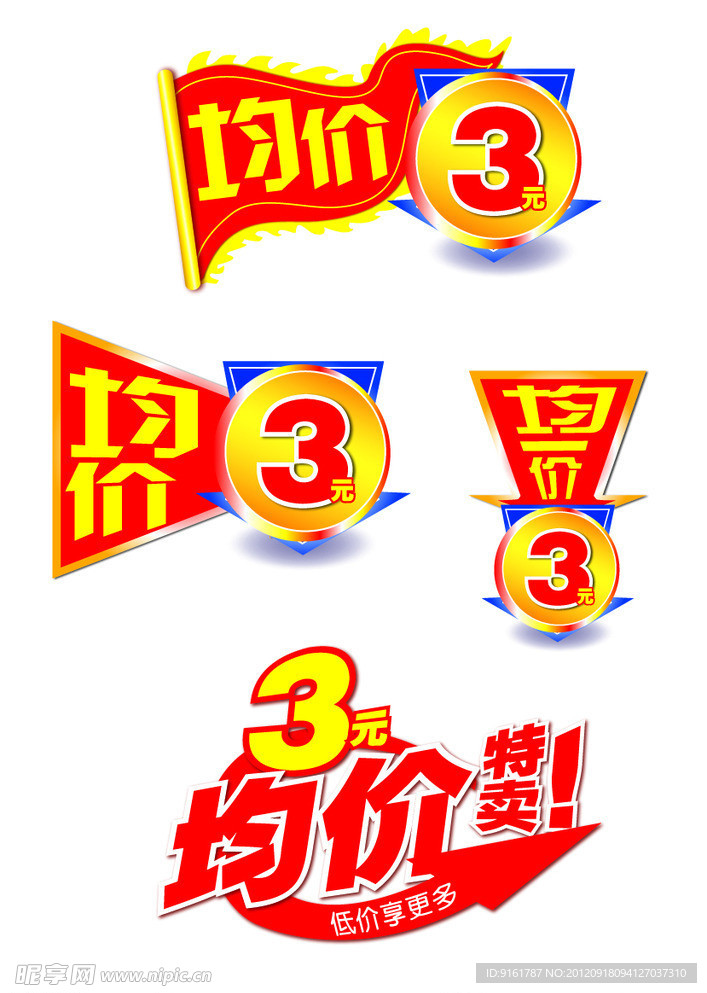 3元均价