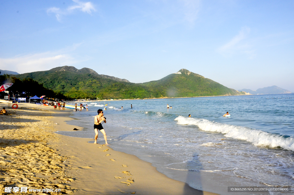 黄昏海滩