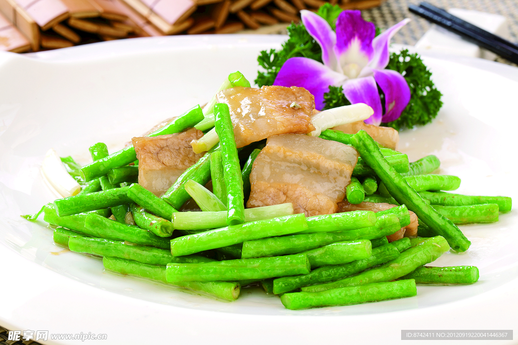 咸肉炒豆角