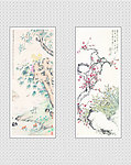 高清花鸟矢量图