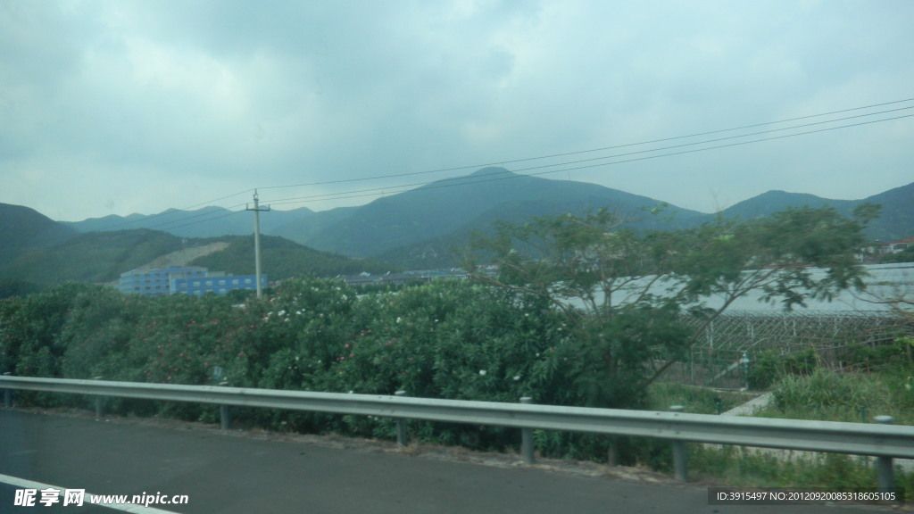 车窗外