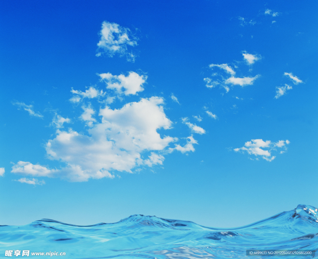 云彩 海水