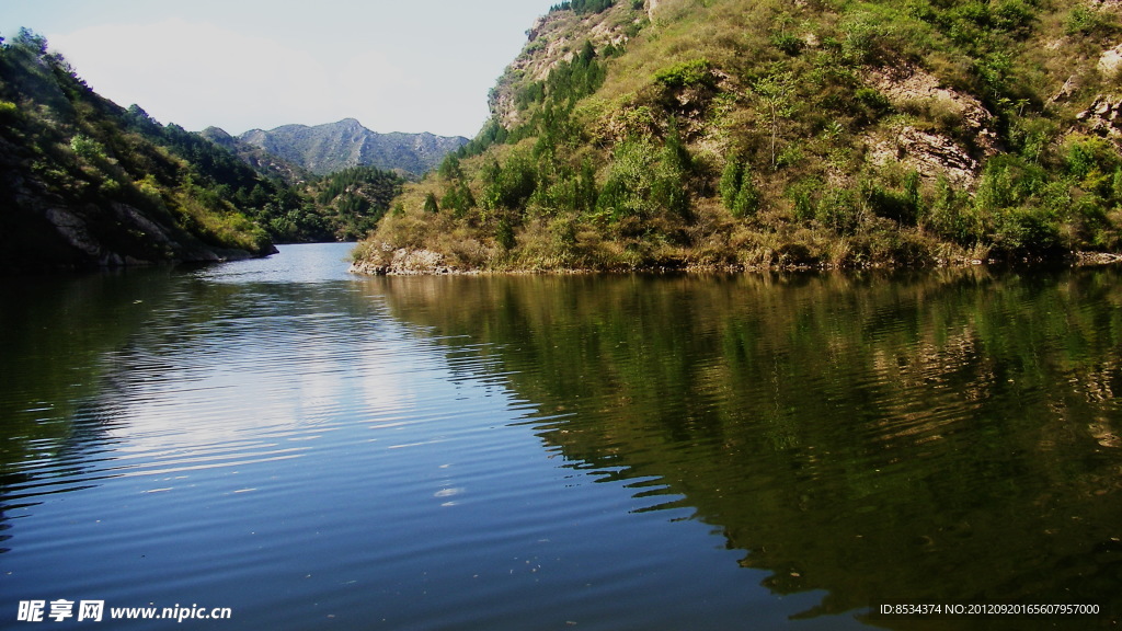 灵山的河道