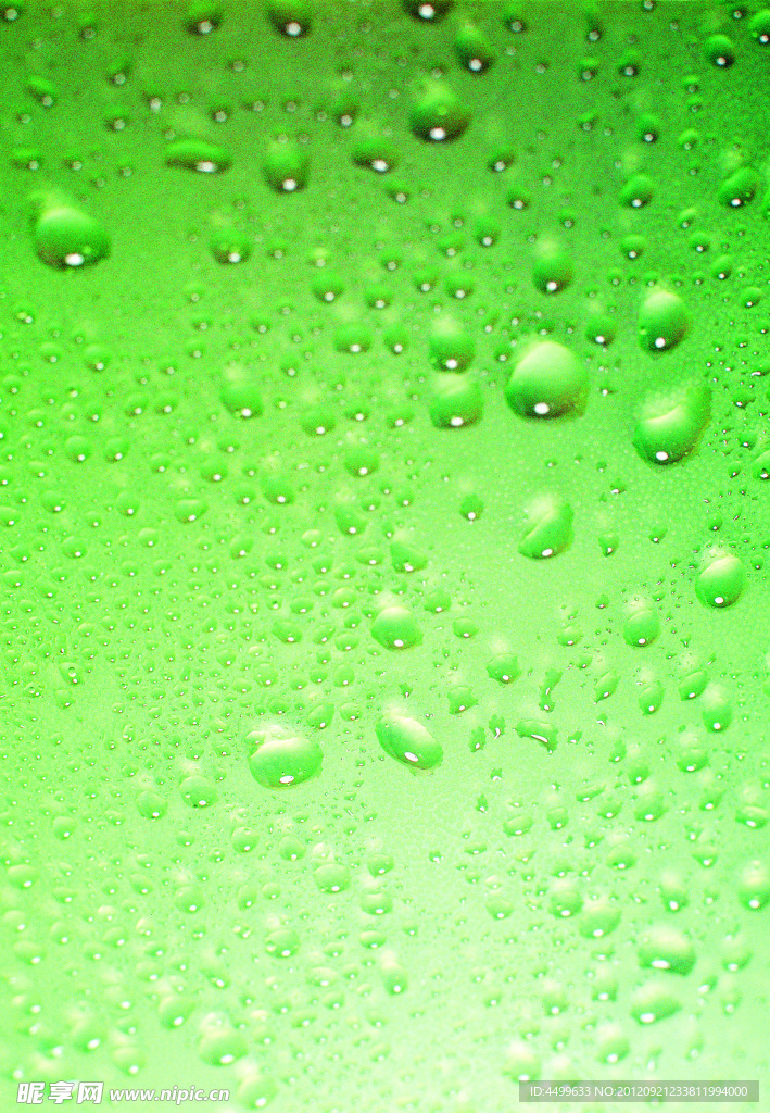 水珠 绿色水珠