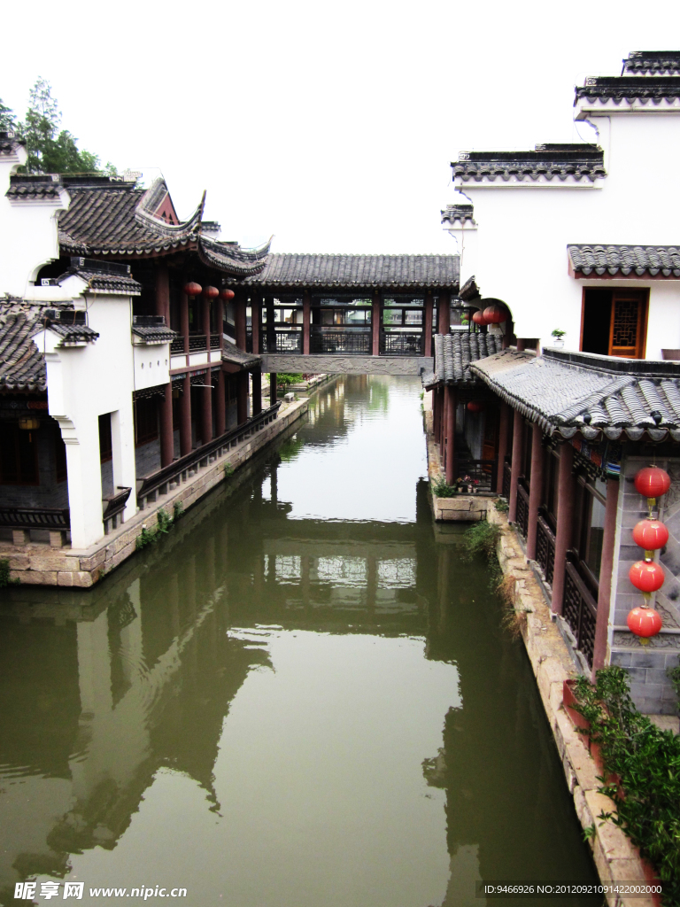 公园古镇风情