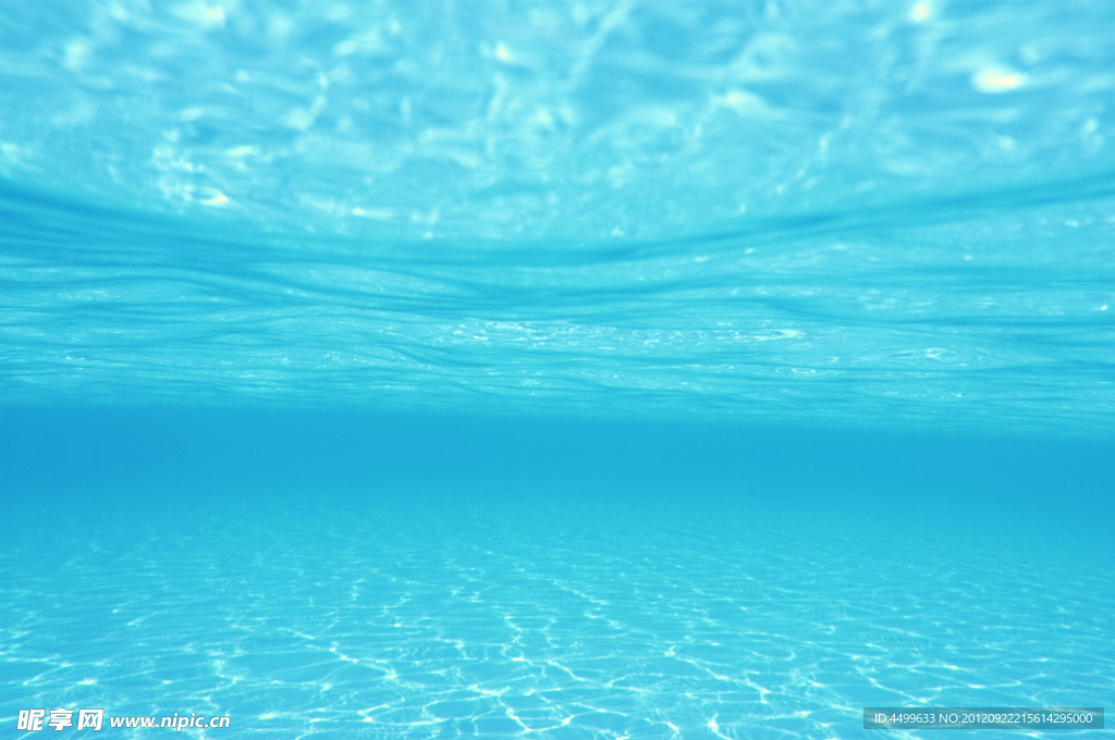 水纹 蓝色海水