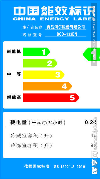 中国能效标识