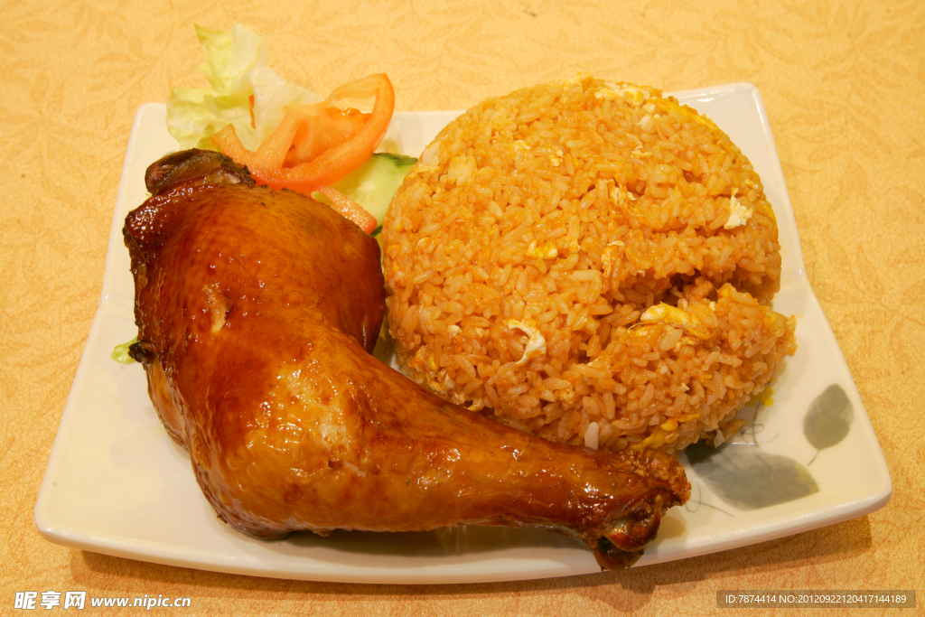 鸡腿饭