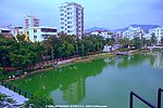 人工湖 深圳横岗社区