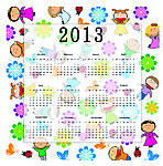 2013日历