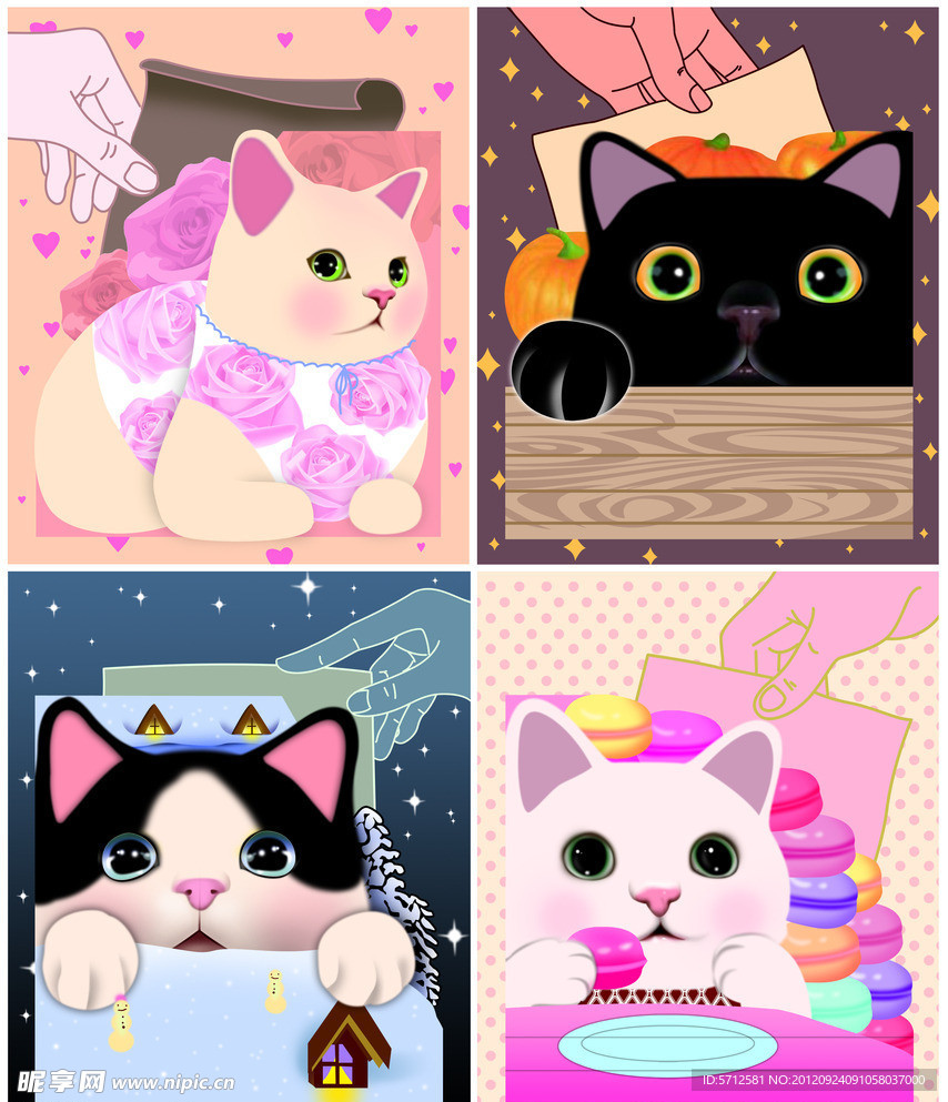 卡通猫