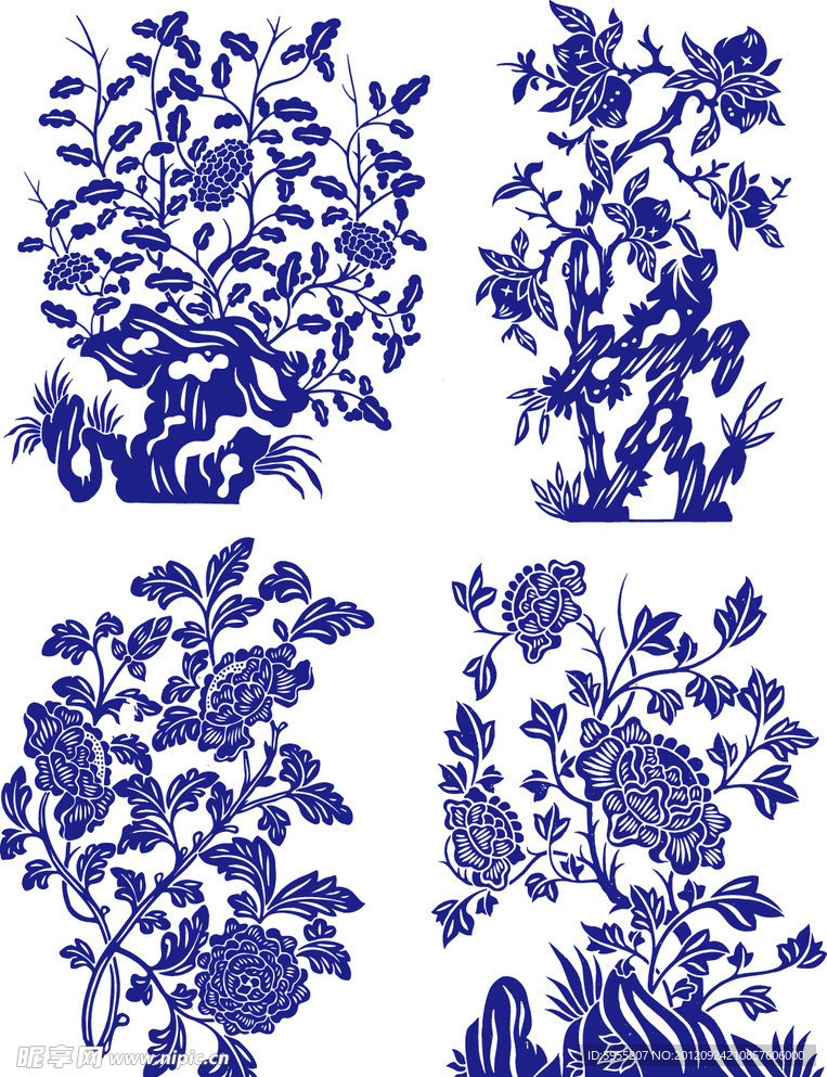 青花瓷花纹
