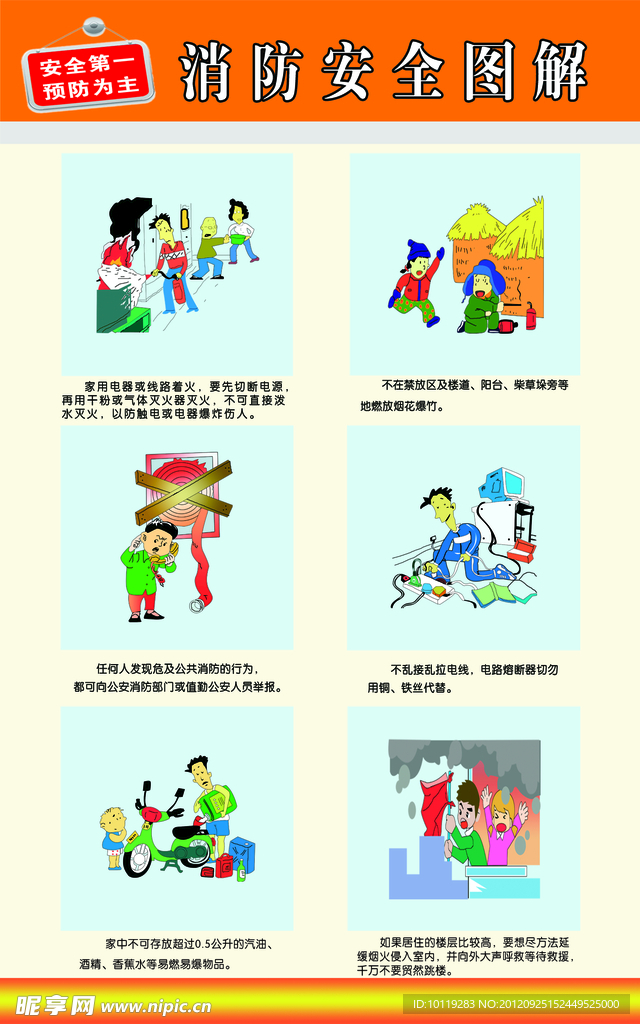 校园安全图解展板