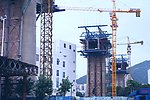 铁路建设 桥住建筑