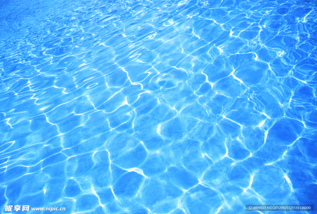 蓝色水纹