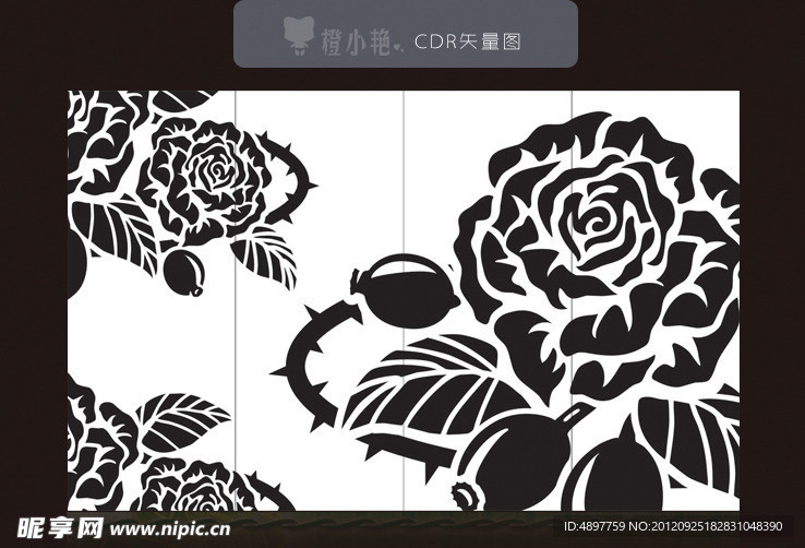 移门花纹