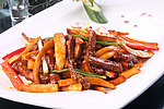 杏鲍菇炒鸵鸟肉