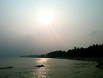 傍晚海滩风景