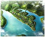 东门项目鸟瞰图