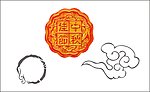 月饼矢量图