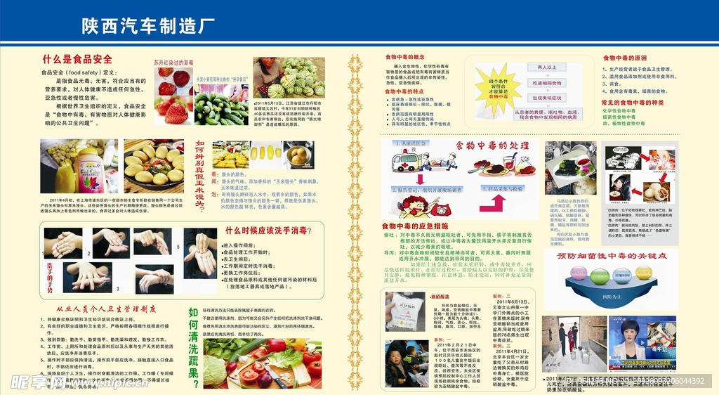食品安全展板
